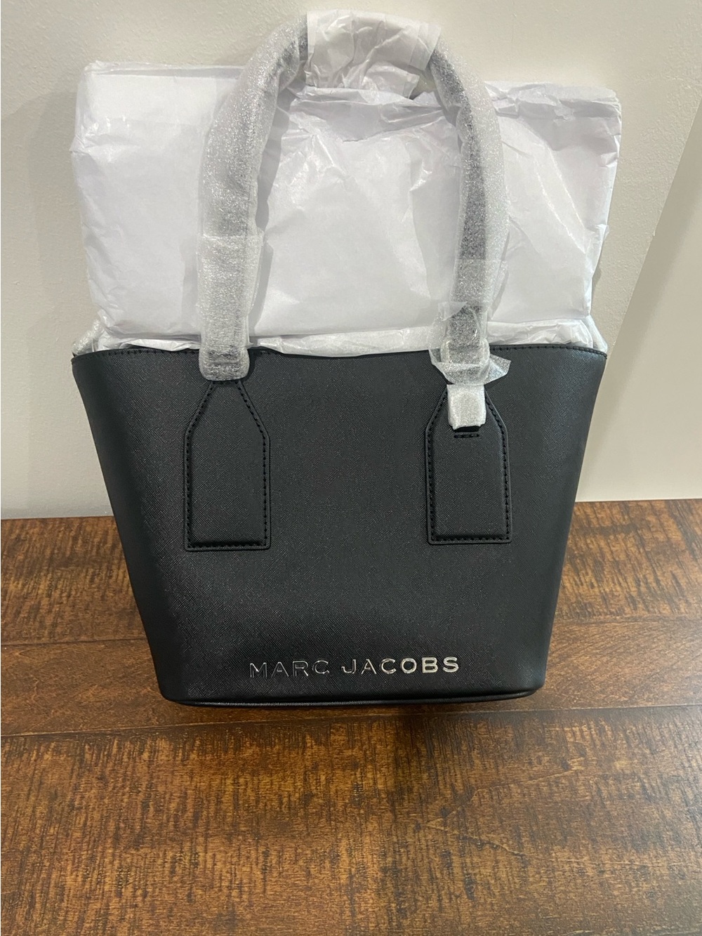 Marc Jacobs Small Saffiano Leather Tote Crossbody Bag